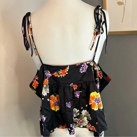 Savage X Fenty Night Blooms Satin Sleep Cami Floral Empire Waist Tank Size 3X - Picture 4 of 11